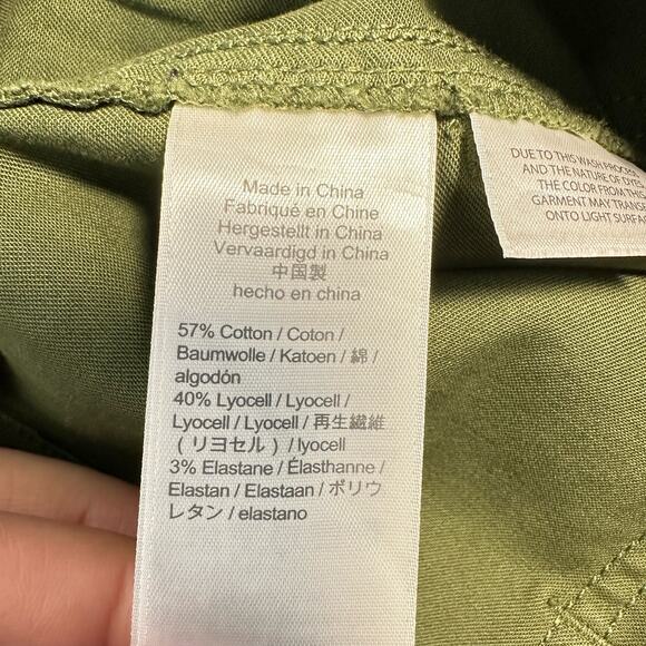 NWT J. Crew 9" Cargo Toothpick Pant Green 26 - Picture 7 of 16